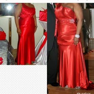 Evening gown pretty red